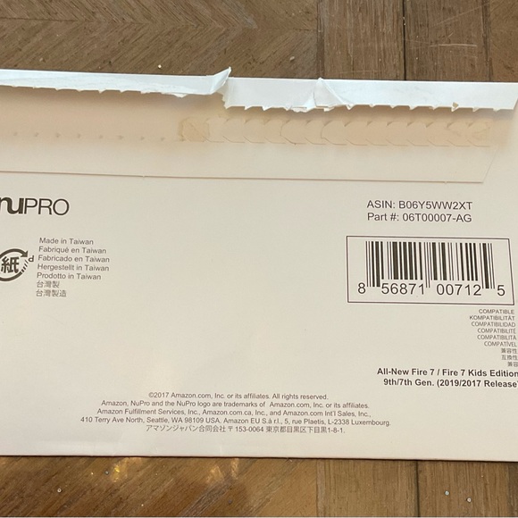 Nu pro Fire 7 kids edition screen protector x2 - Picture 2 of 2